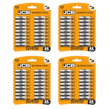 4x JCB AAA Alkaline Batteries - Bumper Pack of 18 | Multi | AAA | 18