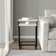 image 3 of 2 pc C-Shaped Nesting Side Tables Brown | Unit Colour: Oak