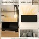 image 8 of 2000W Electric Convector Heater, Quiet Space Heater with LED Display, Black