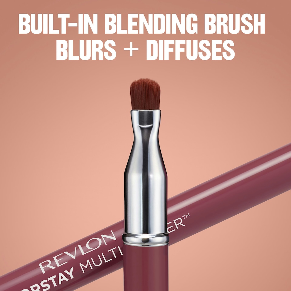 image 1 of Revlon ColorStay Multi-Liner, Creamy Formula, Multiuse For Lips, Eyes & Face, Precision Brush for Easy Blending, Transfer Proof, Sharpenable Pencil, As Is N/A