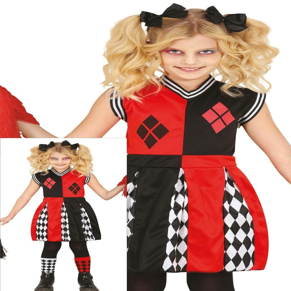 image 1 of Fancy Dress Child Red Dangerous Cheerleader - 7-9 Years