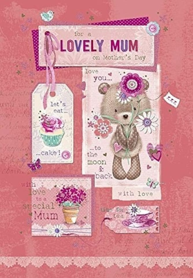image 1 of Lovely Mum On Mother's Day Nice Verse Quality Greeting Card