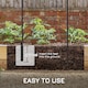image 4 of Outsunny Set of 4 Metal Trellis for Climbing Plants, Arrow Design | Black | Black | 50W x 180Hcm