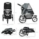 image 4 of PawHut 3 Wheel Pet Stroller, for Medium Small Dogs, Foldable Cat Pram - Grey