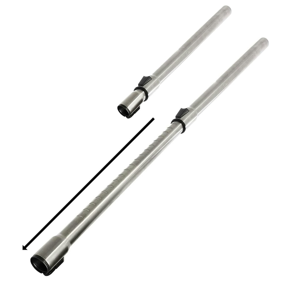 image 1 of SPARES2GO Telescopic Rod for Miele C2 C3 Cat & Dog S2111 S4000 S5000 S7000 Tool Kit 35mm Black