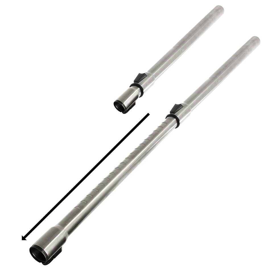 image 1 of SPARES2GO Telescopic Rod for Miele C2 C3 Cat & Dog S2111 S4000 S5000 S7000 Tool Kit 35mm | Black