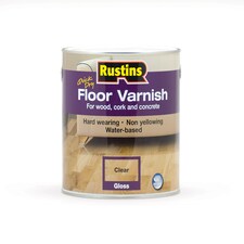 Rustins Quick Dry Floor Varnish Gloss 2.5L - Clear Finish