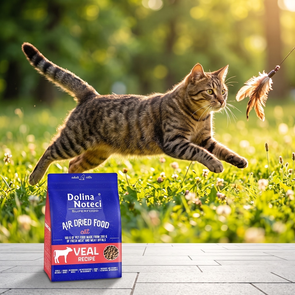image 1 of Dolina Noteci Superfood with Veal for Cat 1000g a Premium Air Dried Food High Quality meal Supports your Pets Health x1