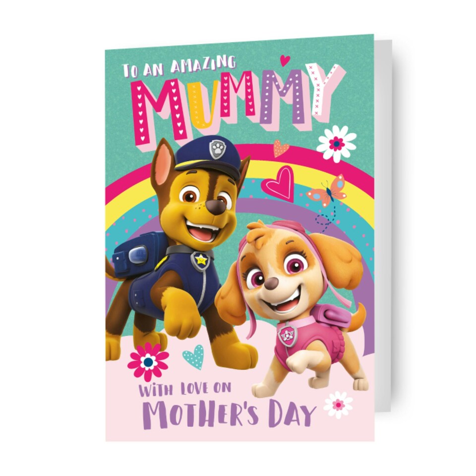 image 1 of Paw Patrol 'Amazing Mummy' Mother's Day Card