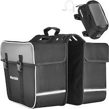 Set bicycle bag Georg and frame bag, water-repellent | Black | black | 1.9 L | 1