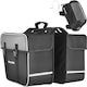 image 1 of Set bicycle bag Georg and frame bag, water-repellent | Black | black | 1.9 L | 1