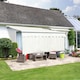 image 1 of Primrose 2.0m Dropdown Ivory Awning Valance 1m Drop White | Ivory