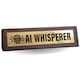 image 1 of Wooden Desk Sign - AI Whisperer