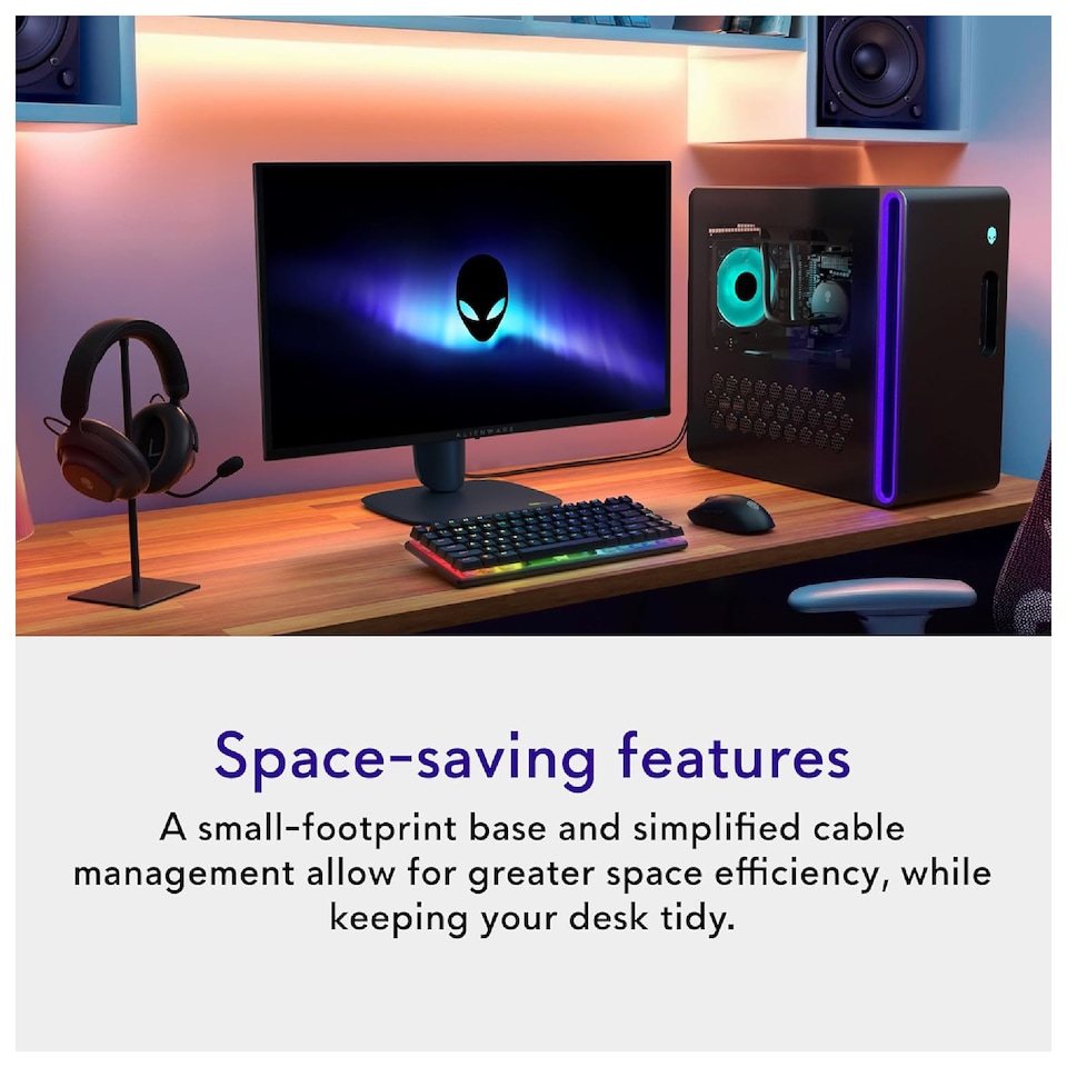 image 1 of Dell Alienware AW2725D 27-Inch QD-OLED Quad HD 280Hz 0.03ms Freesync G-Sync compatib