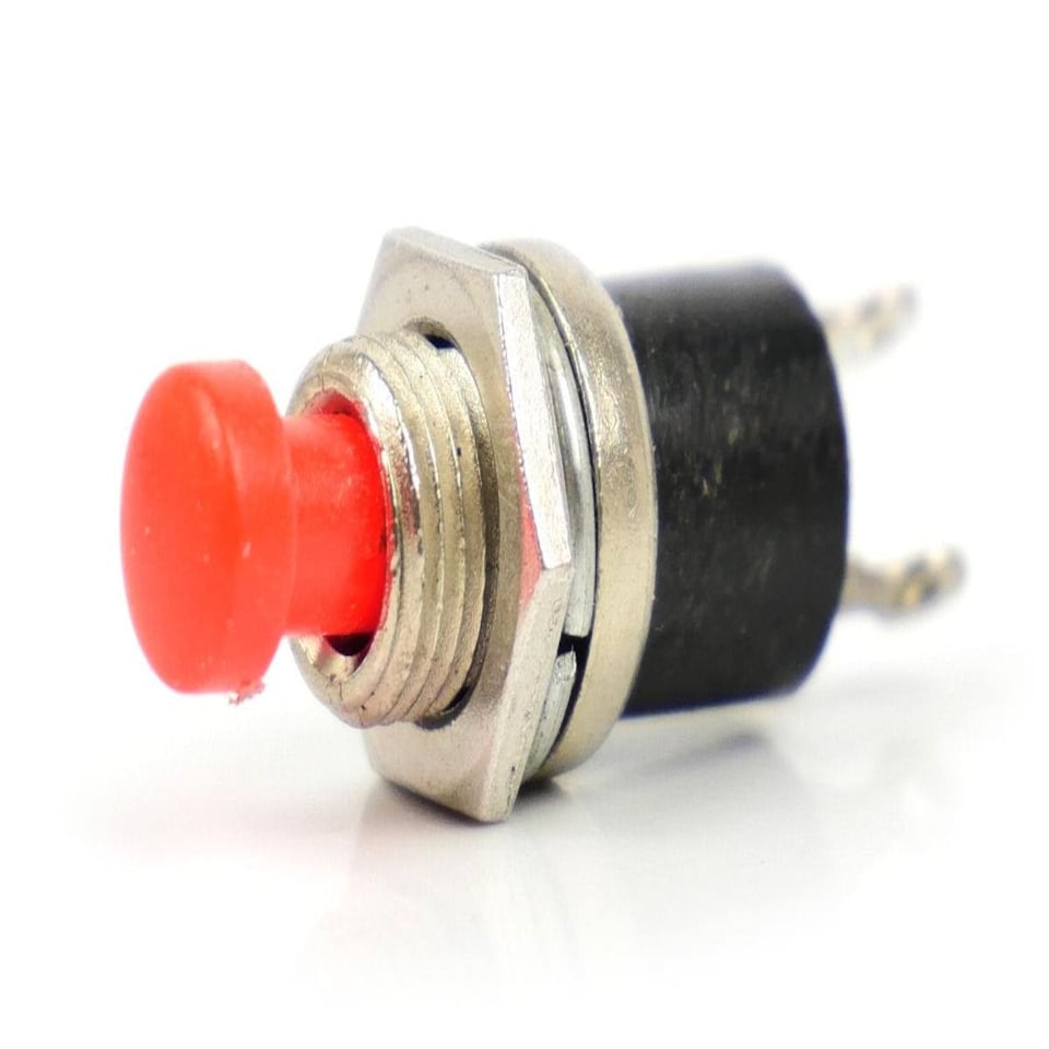 image 1 of Gaugemaster Electric Red Push to Make Switches (5)