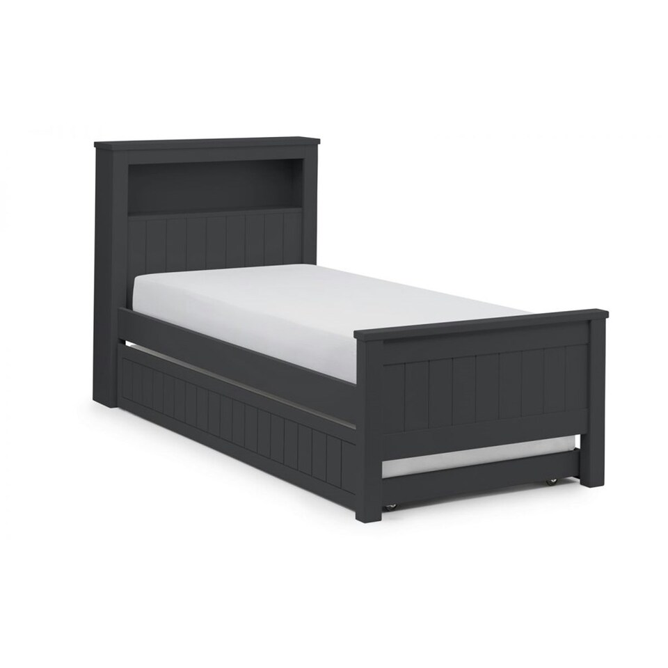 image 1 of Anthracite Bookcase Bed with Underbed - Single 3ft (90cm)