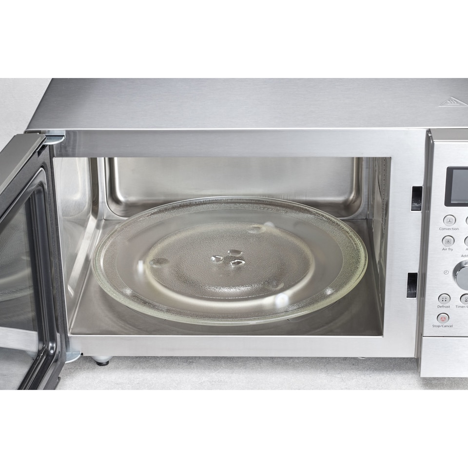 image 1 of Panasonic NN-CD58RS Stainless Steel 27L Slim Inverter Microwave with Grill, Oven & Air Fry - 1000W