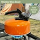 image 4 of Milestone 1L Aluminium Camping Kettle - Orange
