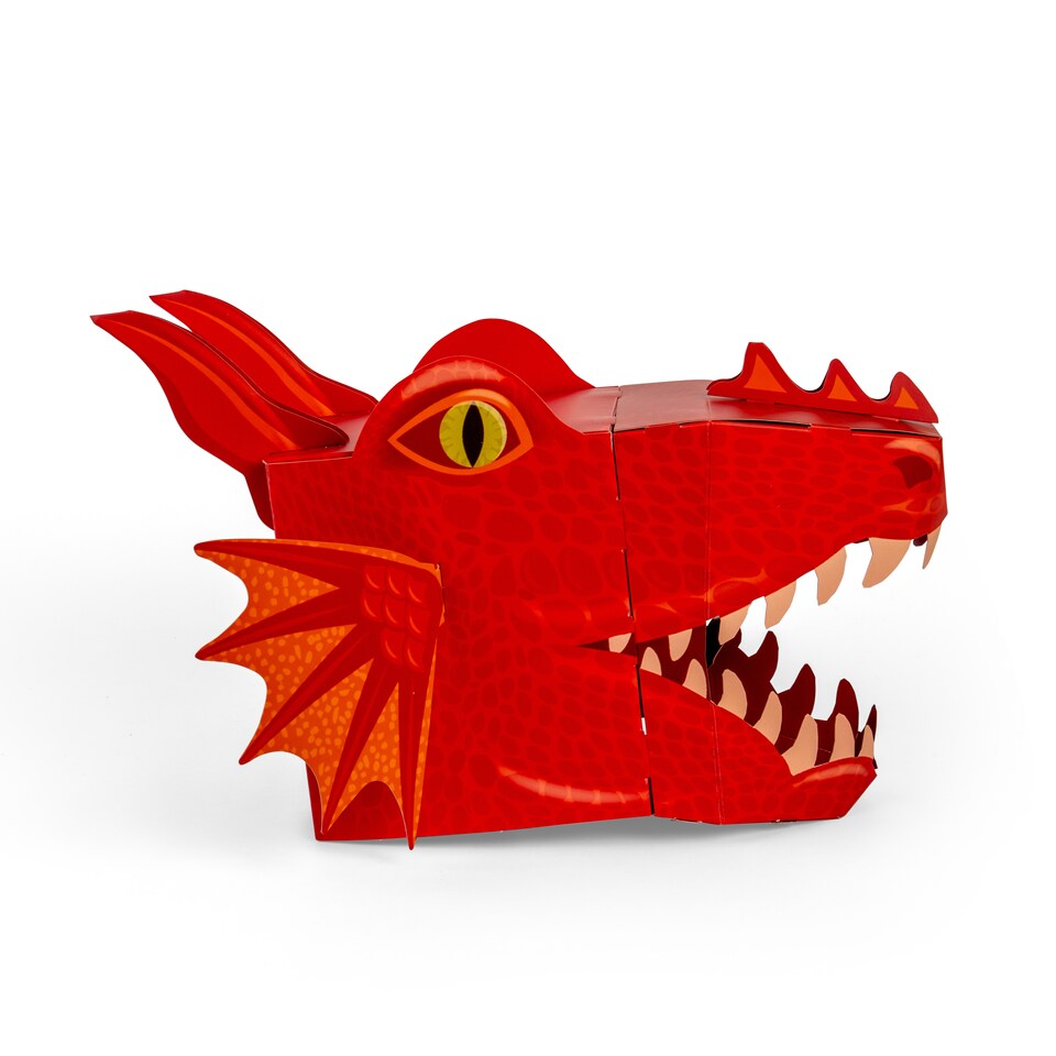 image 1 of Red Dragon 3D Mask Craft Kit