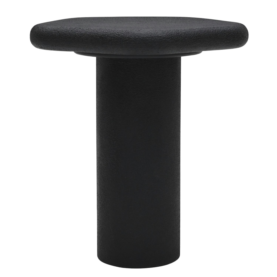 image 1 of Udaipur Pentagon Side Table Black