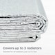 image 6 of Radiator Foil Insulation Roll Reflector Panels - Energy Saving Radiator Heat Deflector for Home Heating | Silver | 5m x 60cm - FOLDED | 1