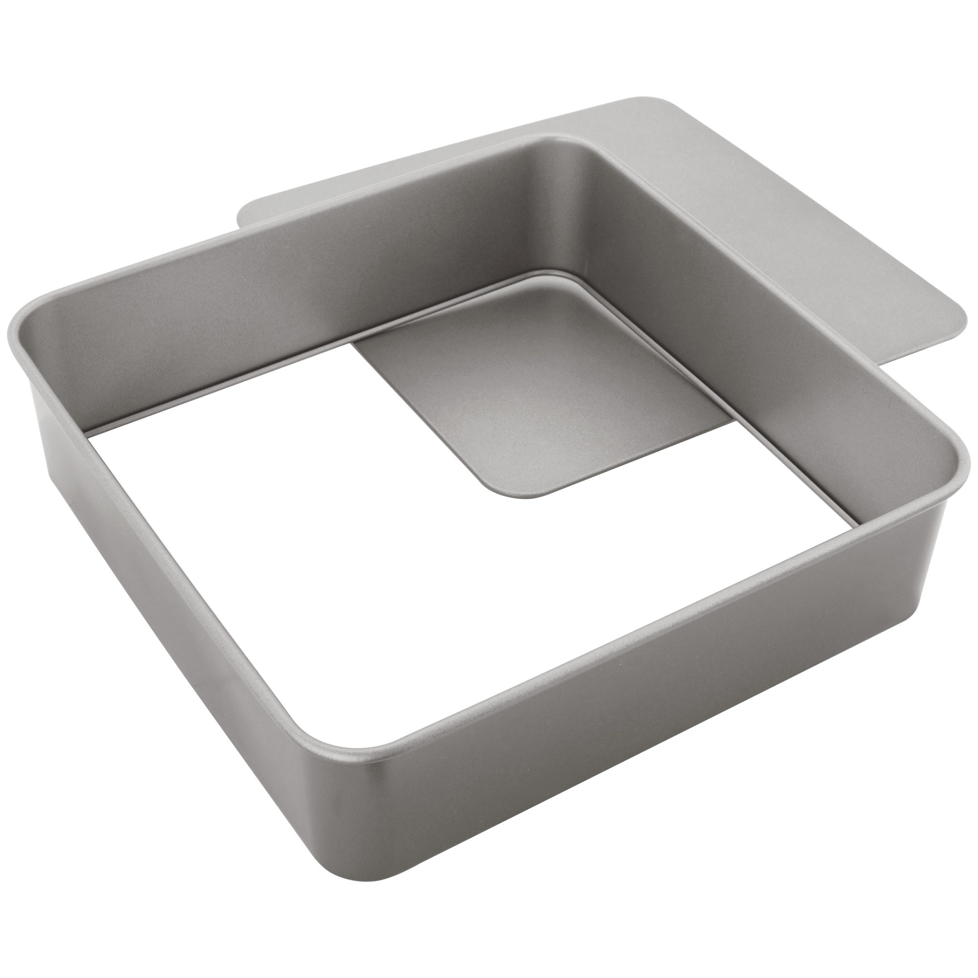 Judge Bakeware Non-Stick Square Cake Tin 30cm with Loose Base - Grey