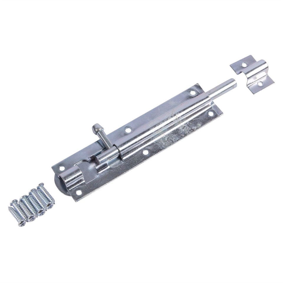 image 1 of Blackspur Steel Tower Bolt - 152mm - Silver | Silver | Silver