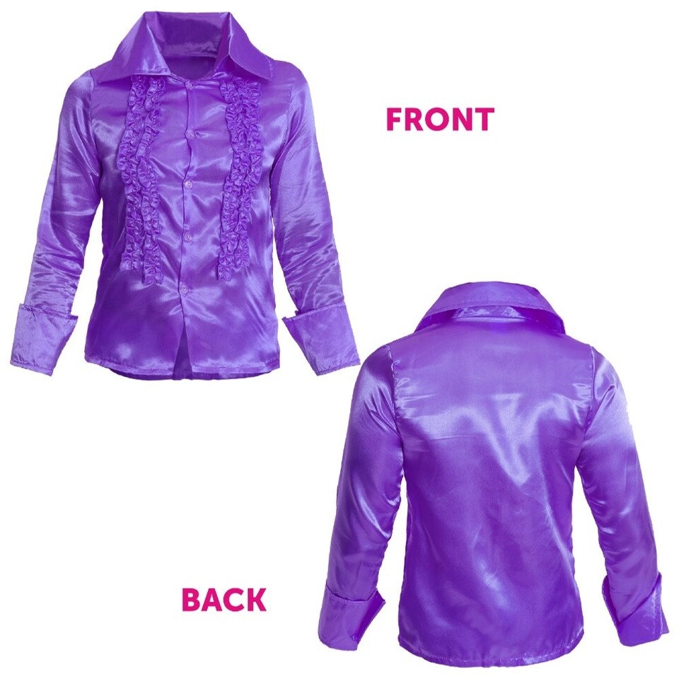 image 1 of Purple Disco Shirt Purple | M
