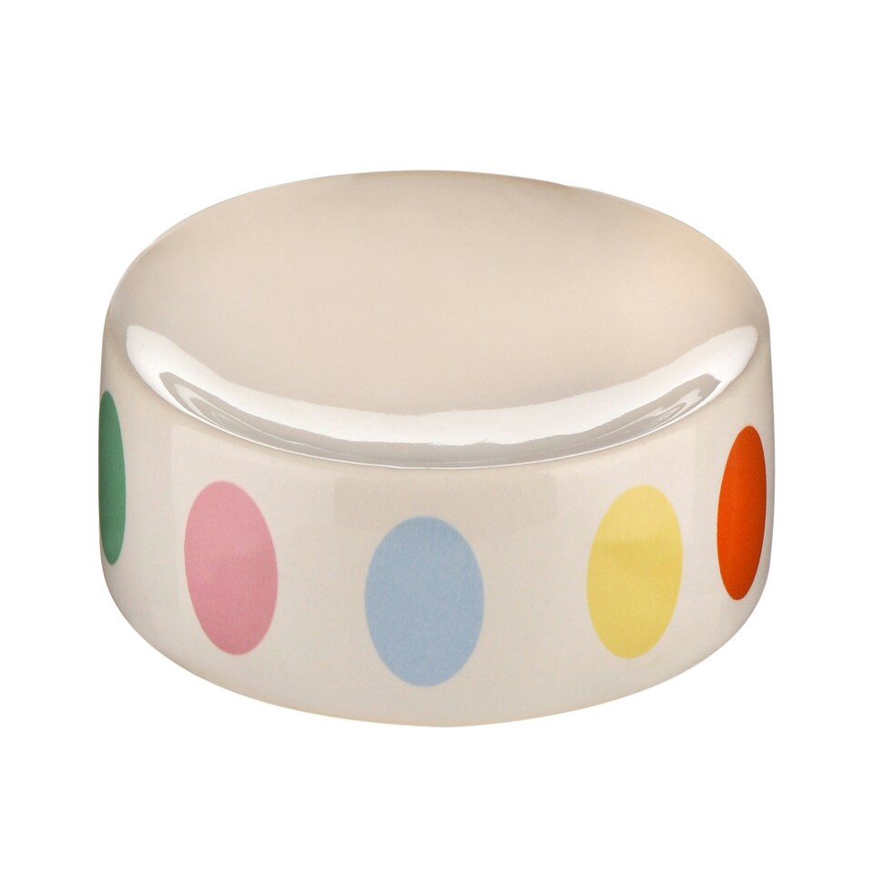 Multi Coloured Dot Bathe Soap Dish