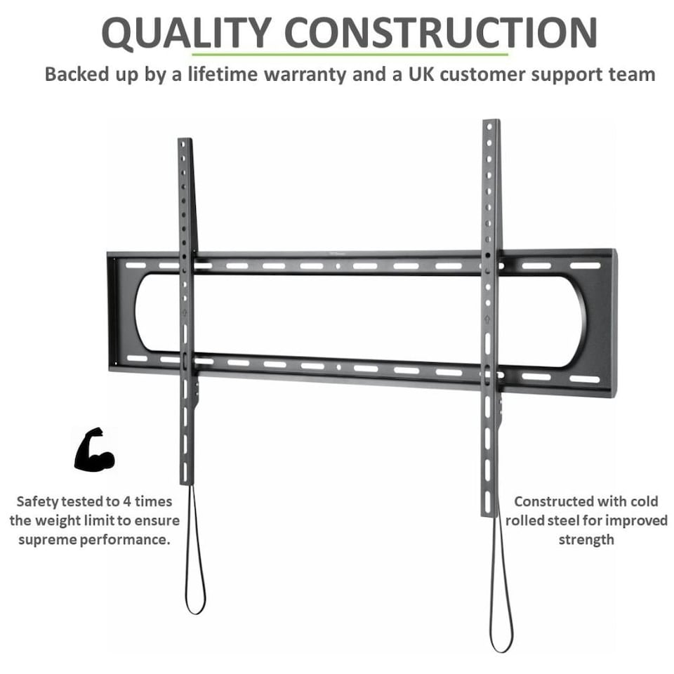image 1 of Tech ART GO120F Fixed 60-120" TV Bracket