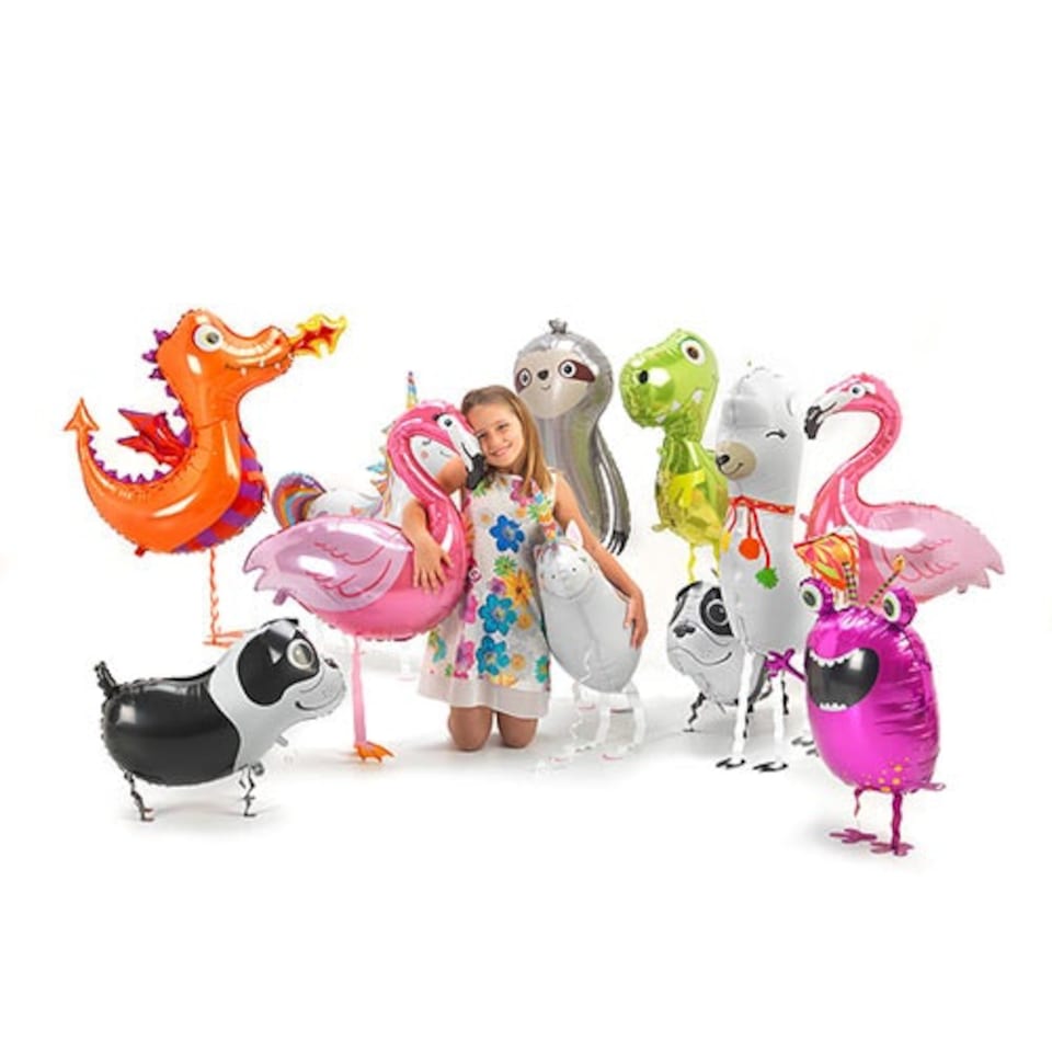 image 1 of Sloth Walking Pet Foil Helium Balloon 99cm / 39 in