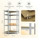 image 3 of VonHaus 1.5m  5 Tier Heavy Duty Garage Shelving Corner Unit