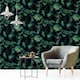 image 2 of Arthouse Fern Wallpaper - Green/Black - 10m x 53cm Green