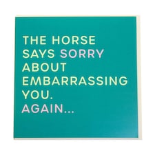 Gubblecote Embarrassing You Greetings Card - Sea Green - One Size