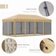 image 3 of Outsunny 6 x 3(m) Pop Up Party Tent Canopy with 6 Removable Sidewalls Beige
