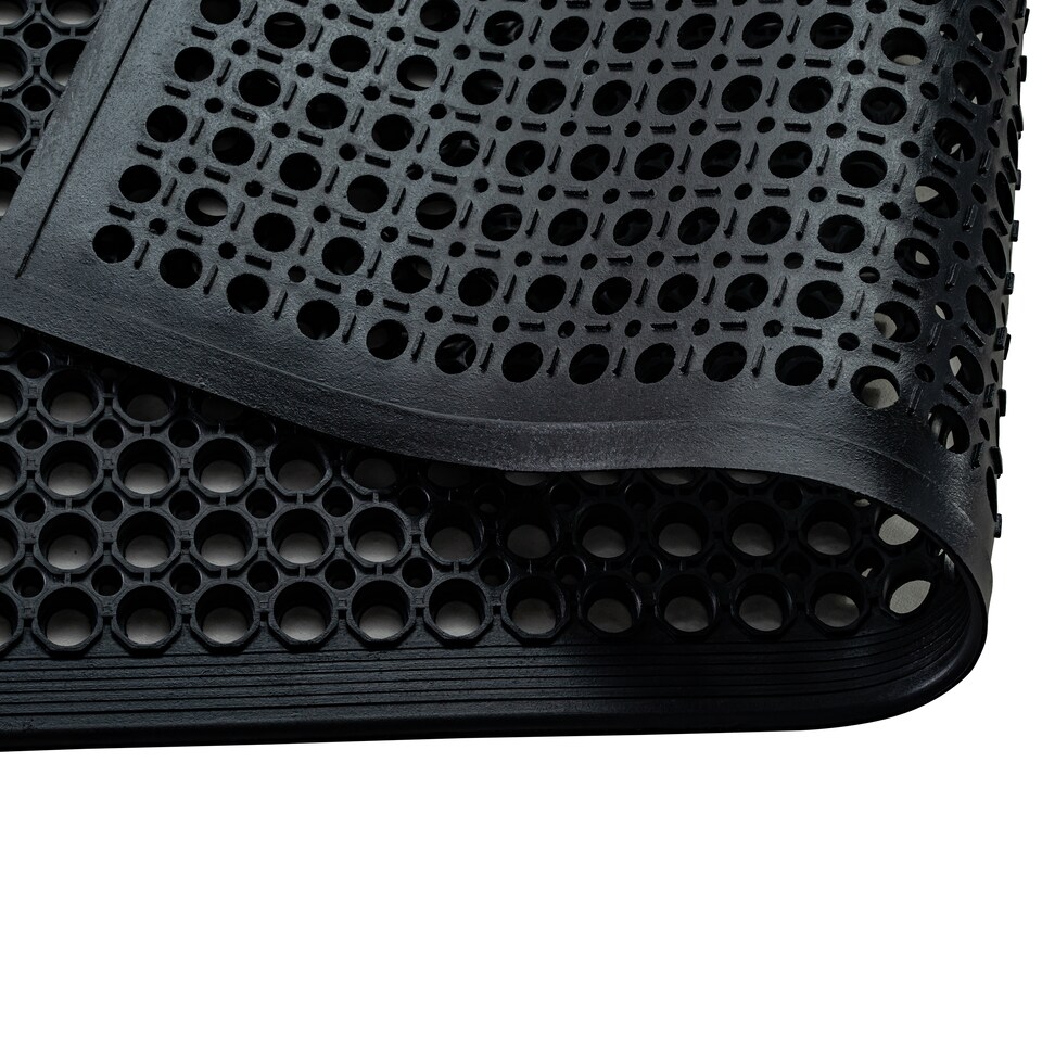 image 1 of Hometex All Weather Outdoor Entrance Mat - 60 x 90cm. Black