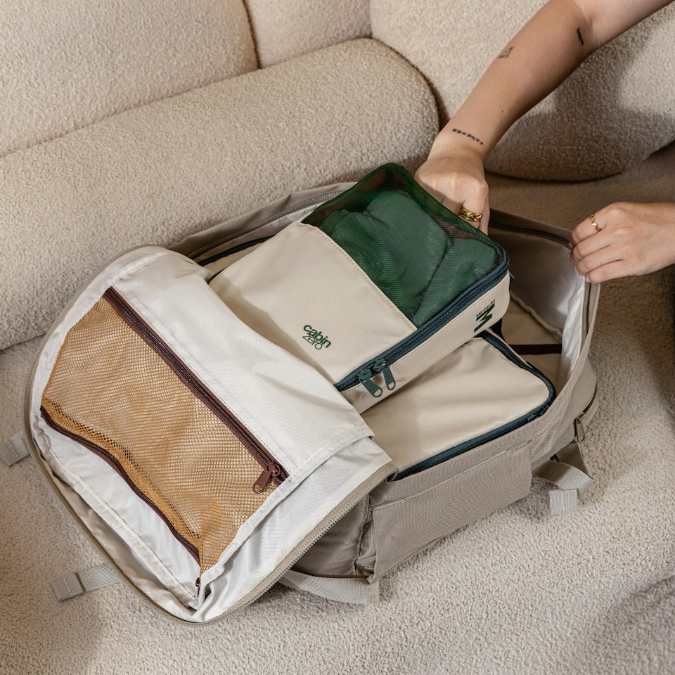 image 1 of Lux Packing Cube - Medium - 5.5L - Cebu Sands Cream