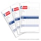 image 7 of Premium Ostrich Golf Scorecard Holder - Black / White