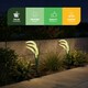 image 3 of Gardenwize 3pc Solar Setaria Viridis Stake Lights