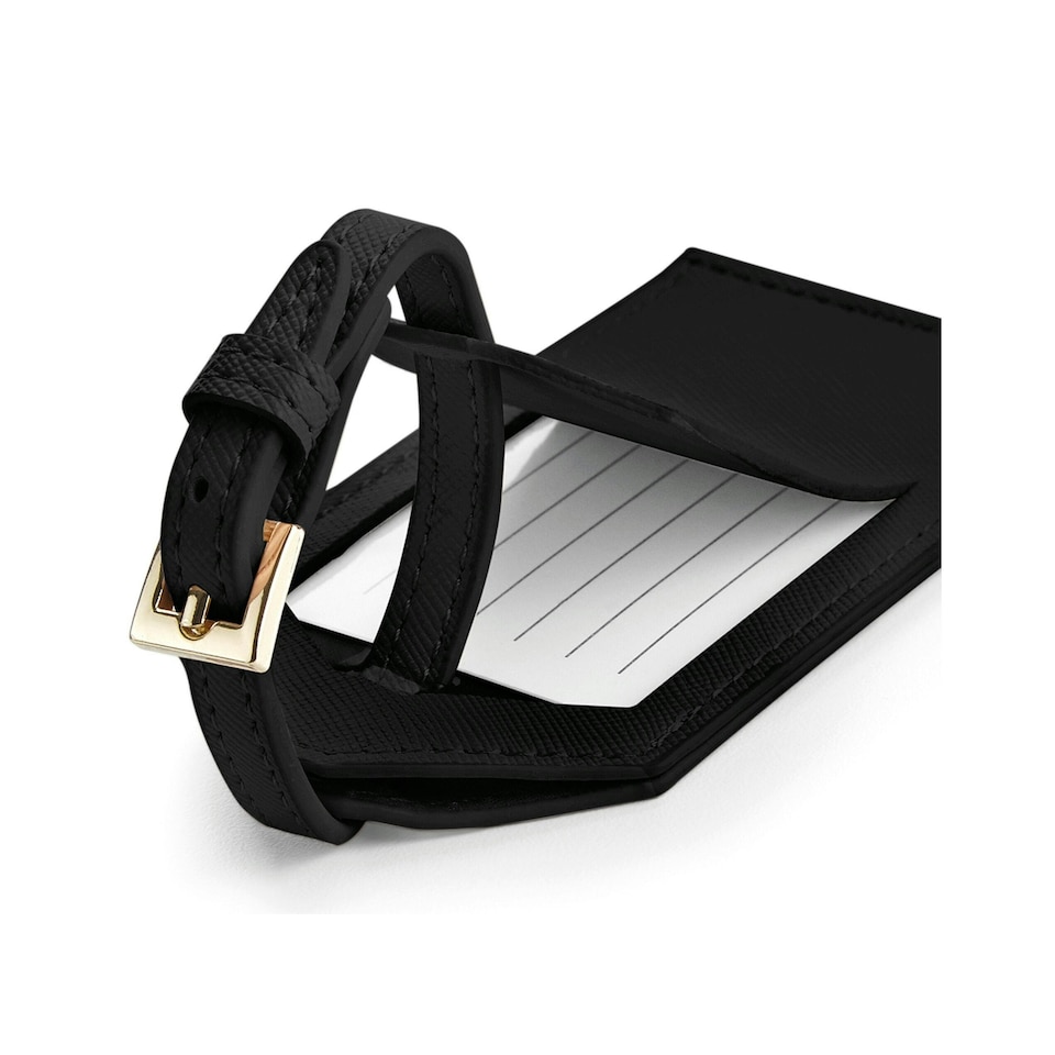 image 1 of Bagbase Boutique Passport Holder and Luggage Tag Set - Black - One Size Black