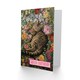 image 2 of Cat Lover Grey Tabby Laying Flower Meadow Woman Her Birthday Card