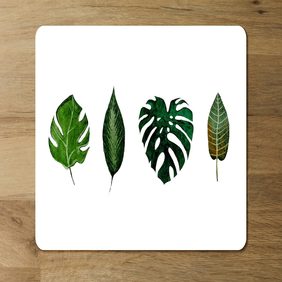 image 1 of leaves selections (Placemat & Coaster Set)