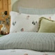 image 2 of Wylder Nature Robin's Return Brushed Cotton Single Duvet Set Cream | Single