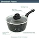 image 2 of Blackmoor 65820 Classic 20cm Saucepan with Tempered Glass Lid