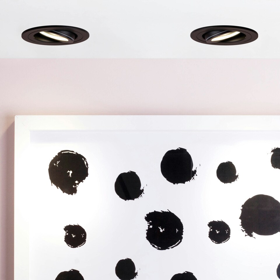 image 1 of BHS Fion 1 Light Recessed, Black
