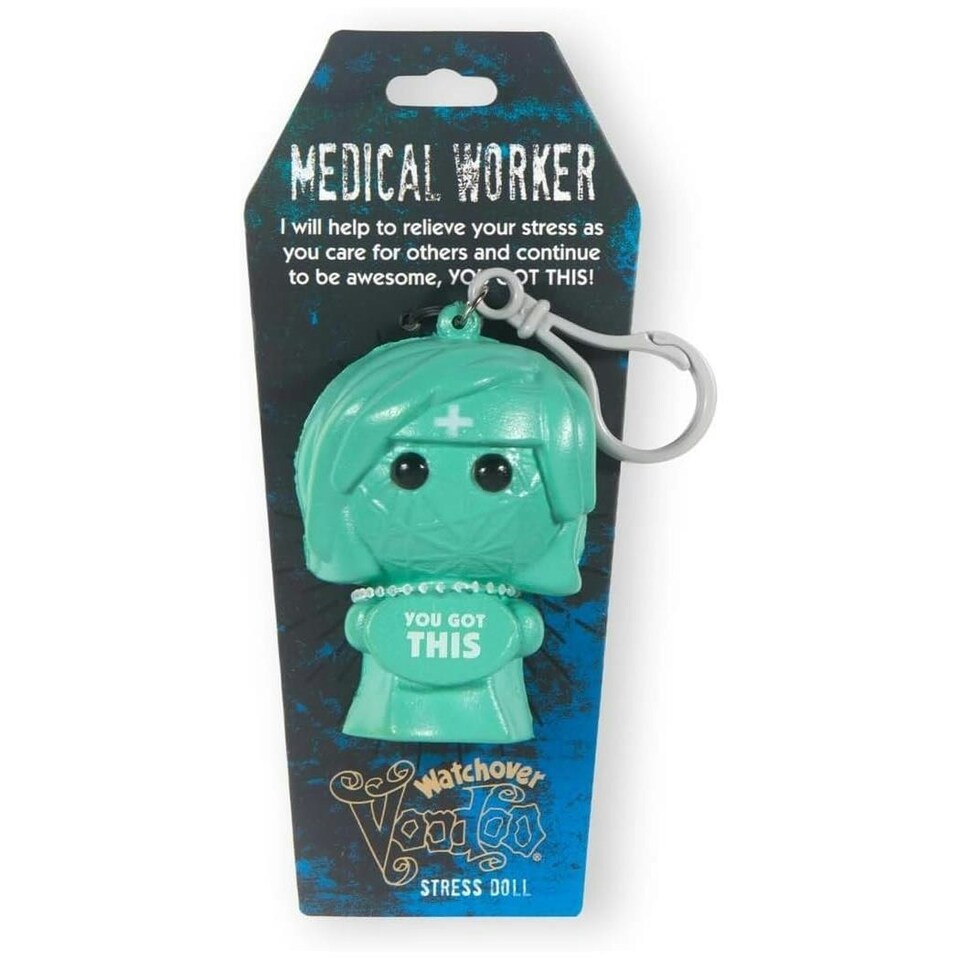 History & Heraldry Voodoo Stress Toy Keychain - Medical Worker
