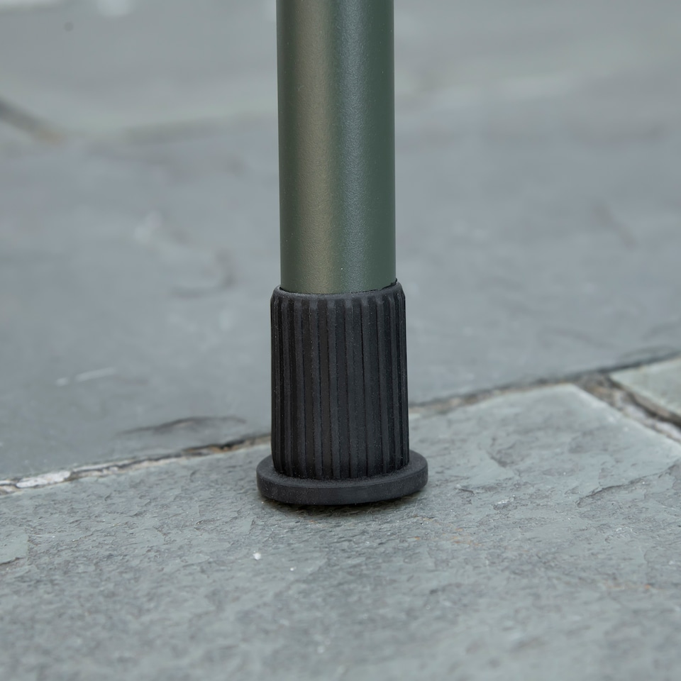 image 1 of Outsunny Portable Charcoal Barbecue Grill with Seasoning Baskets and Hooks