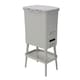 image 5 of Living and Home 30L 2-Tier Dry Wet Separation Trash Bin | Grey