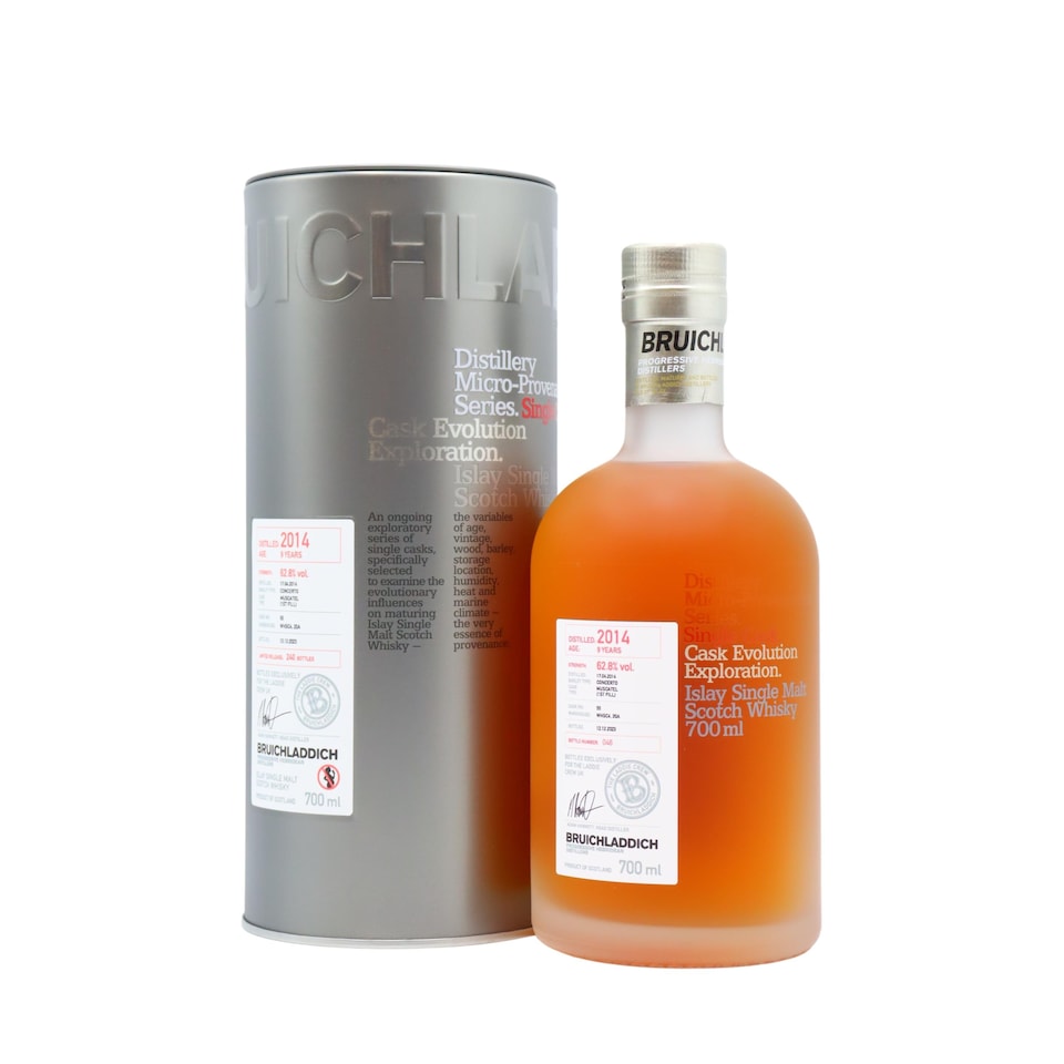 Bruichladdich - Micro Provenance Single Moscatel Cask No. 55 2014 9 year old Whisky