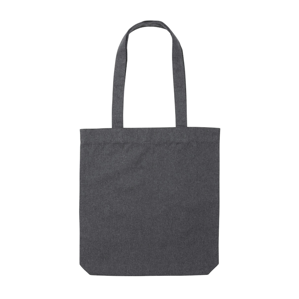 image 1 of XD Collection Impact Aware Recycled Canvas Undyed Tote Bag - Anthracite - One Size Grey